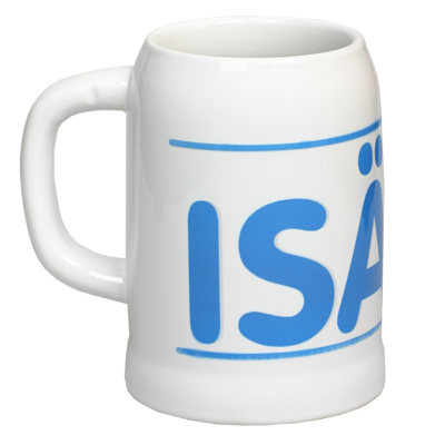 Tuoppi 0,5L, valkoinen, korkeus 138mm - Poistoeriä - 26058 - 1