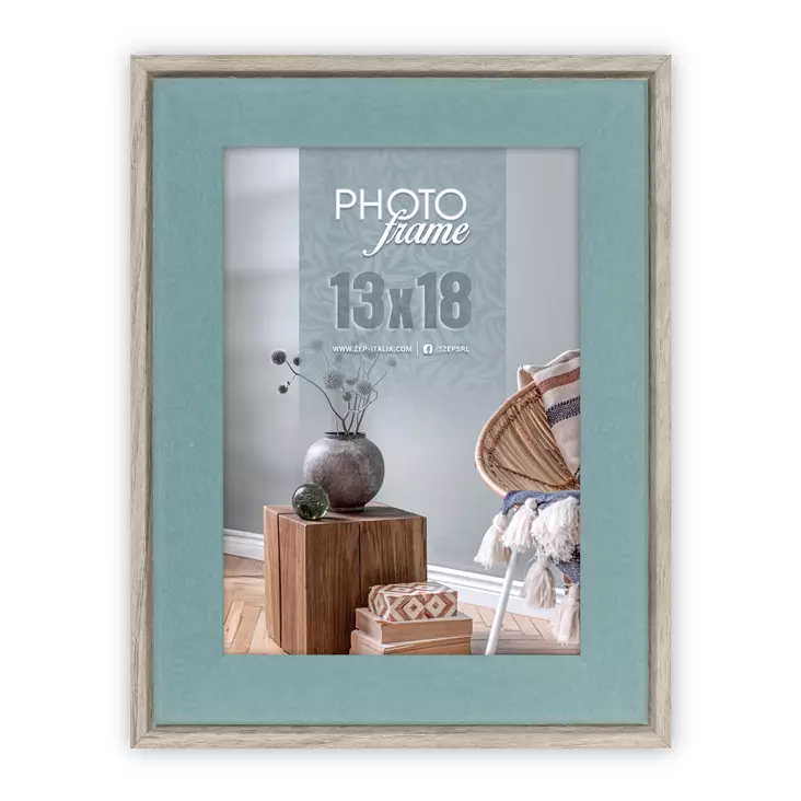 Bochum B 10x15 harmaa / petrooli - Design kehykset - 42118 - 1