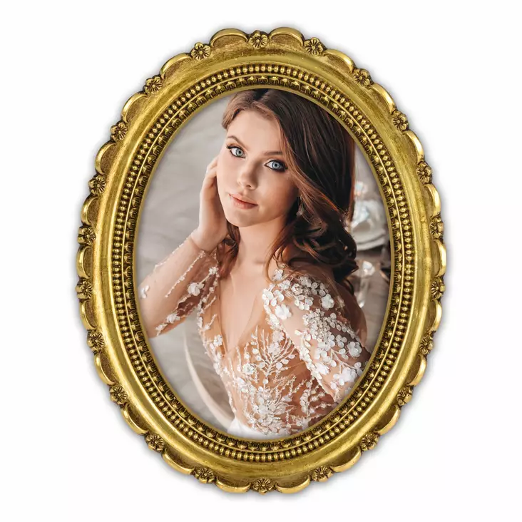 Beziers ovaali 15x20 antiikki kulta kehys - Koristeelliset kehykset - 42018 - 1