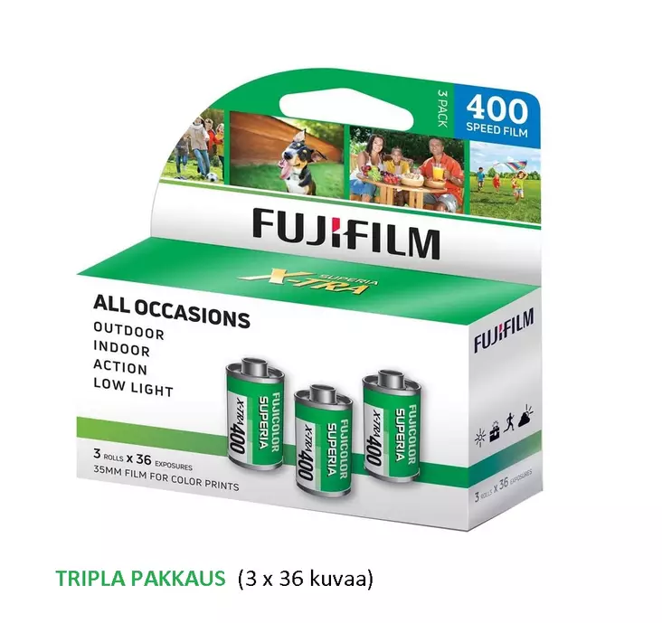 Fujifilm 400 135 -36 TRIPLA - 35mm filmit, kinofilmit - 41378 - 1
