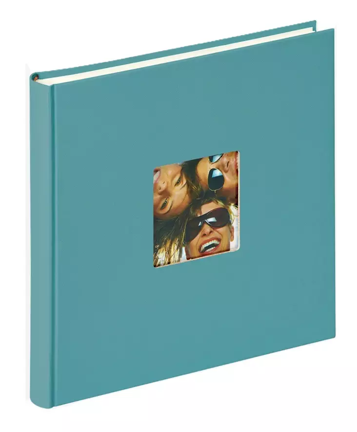 Fun albumi petrooli 26x25 cm, 40s - kuva-aukolla - Klassiset valokuva-albumit - 42588 - 1