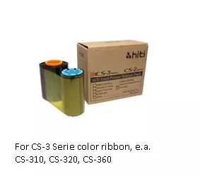 HiTi CS-3 sarjan korttitulostimen värinauha CS-310, CS-320 - Korttitulostimet ja värinauhat - 42028 - 1