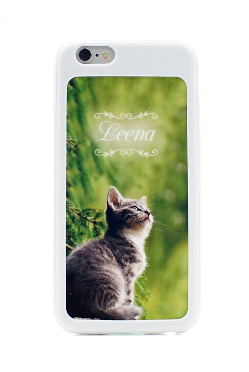 IPhone 6 valkoinen kuori, kumi, ei levyä - Muut painettavat sublimaatiotuotteet - 34398 - 1