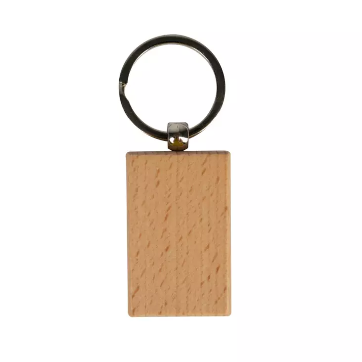 Laser - Puinen avaimenperä 34x55 mm - Laserkaiverrukseen tuotteet - 42238 - 1