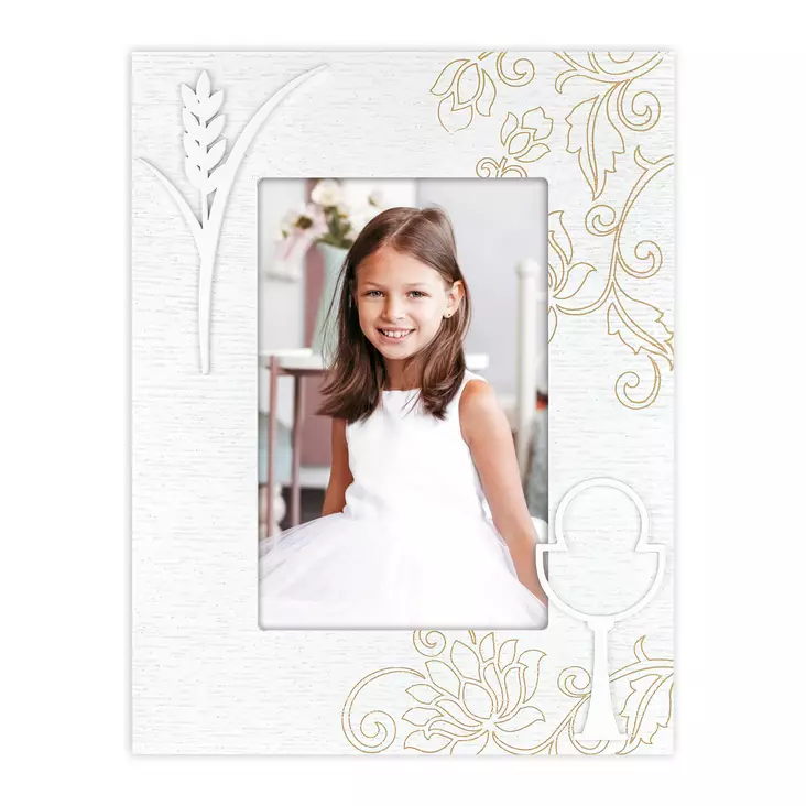 Mara 10x15 vaalea kaste- rippikehys - Lastenhuoneeseen ja kastelahjakehykset - 42098 - 1