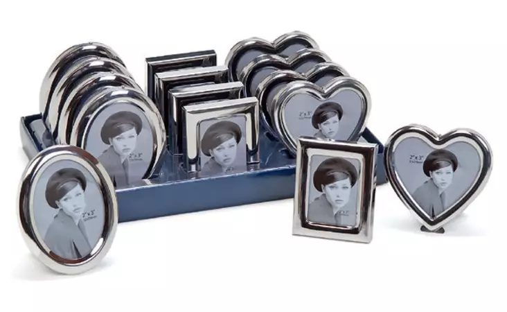 Minikehyslajitelma sydän, neliö, ovaali - (12kpl/display) - Passikuville, passikuvataskut - 41048 - 1