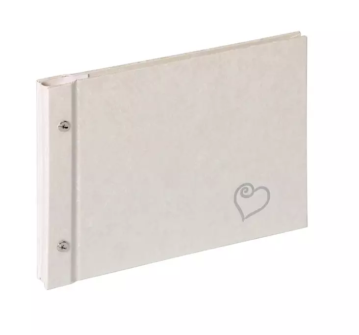 Ruuvisidottu pienempi Sinfonia Hääalbumi, 26,5x19 cm - Hääalbumit ja polttarialbumit - 42888 - 1