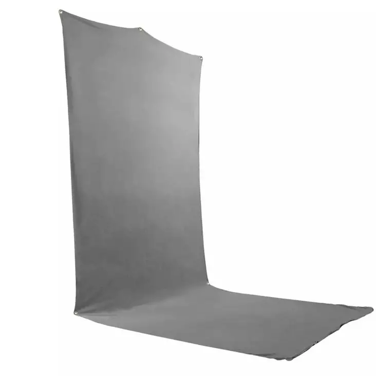 SAVAGE Travel tausta 1,52x3,66m - harmaa - Läpivalaistavat, vinyyli- kangastaustat - 40568 - 1