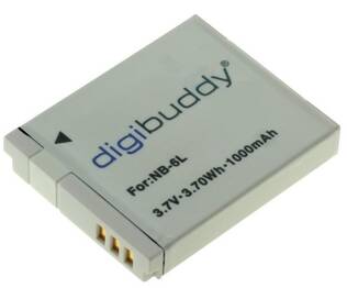 Akku Canon NB-6L / NB-6LH yhteensopiva (1000mAh) - Kamera- ja videoakut - 36949 - 1