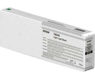 EPSON T8049 LLK Light Light Black 700ml P7000/P9000, C13T804900 - Mustesuihkutulostimiin värit - 39019 - 1