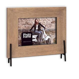 Frejus 10x15 puukehys metallijaloilla - vaaka - Litteät ja pyöristetyt kehykset - 40189 - 2