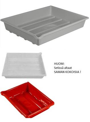 Kehitysallassetti 3 kpl 20 x 25cm - Pimiötarvikkeet - 35069 - 1