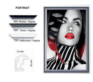 PORTRAITKEHYKSET - valkoiset - Litteät ja pyöristetyt kehykset - 36969 - 2