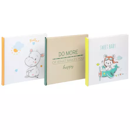 Design lapsialbumi 18x18 cm 30 sivua - lajitelmana - Vauva-albumit ja lapsialbumit - 42719 - 1