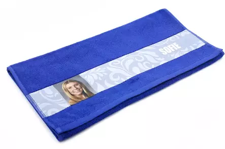 Frotee pyyhe, 67x140cm, tummansininen (2/pss) - tilaustuote - Tekstiilit sublimaatiopainatukseen - 26969 - 1