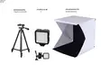 Kuvaus-teltta ML-4040, -jalusta, -etuvalolla - Tuotekuvaukseen kuvausteltat ja setit - 41889 - 1