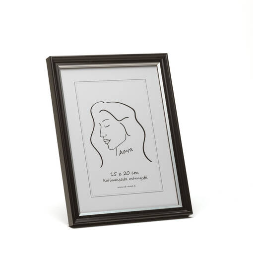 AAVA- PUUKEHYKSET mustat (HOPEA viiva) - Aava puukehykset - 34039 - 1