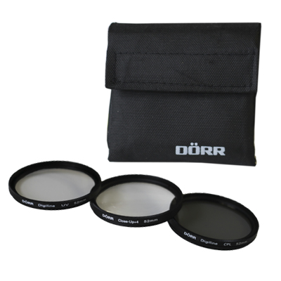 All in one kit 58mm, UV+CPL+lähilinssi 4Diopt.+kotelo -erä - OUTLET valokuvaukseen ja kuville - 23989 - 1