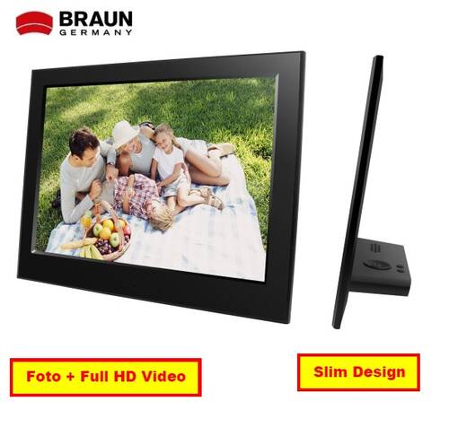 Braun DF 10 Slim 10,1" -digikehys Full HD - BLACK FRIDAY - 38409 - 1