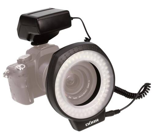 DÖRR LED 80 rengasvalo salamalla, 450LUX, 52mm-72mm - Rengasvalot - 27729 - 1