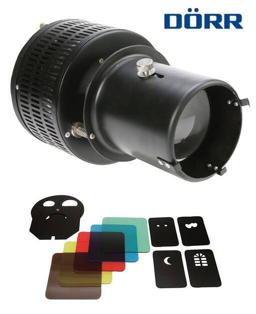 DÖRR Optinen snootti suotimilla, yleismalli - tilaustuote - Valonmuokkaimet ja heijastimet - 38119 - 1
