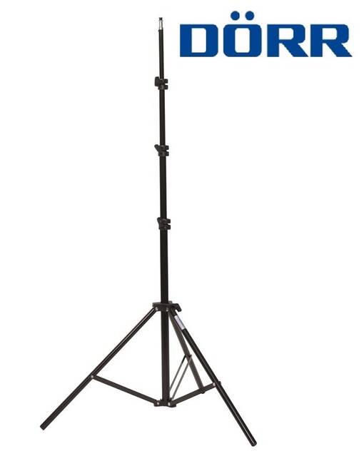 DÖRR Valaisinjalusta LS-250, 78/250cm, 1,2kg - Valaisinjalustat, -laukut ja dollyt - 37619 - 1