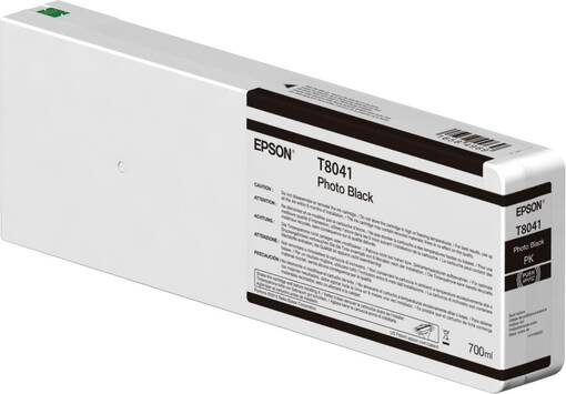EPSON T8041 Photo Black 700ml P7000/P9000 - Mustesuihkutulostimiin värit - 39189 - 1