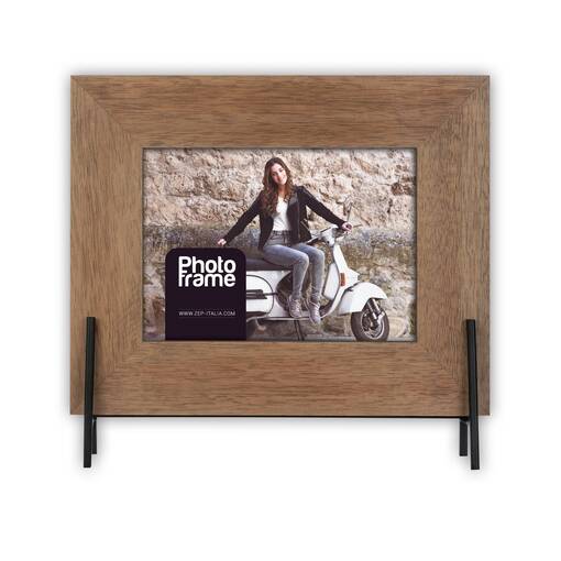 Frejus 10x15 puukehys metallijaloilla - vaaka - Litteät ja pyöristetyt kehykset - 40189 - 1