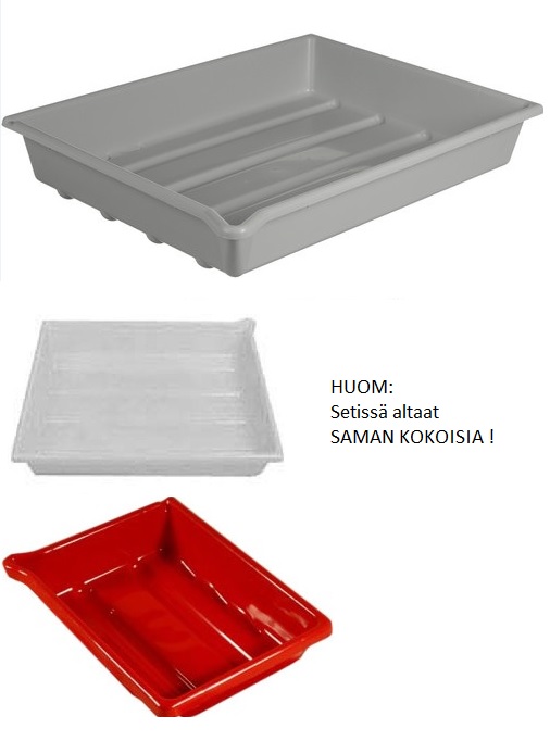 Kehitysallassetti 3 kpl 20 x 25cm - Pimiötarvikkeet - 35069 - 1