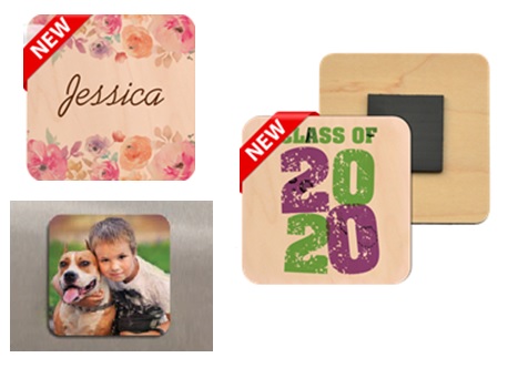 Natural puinen magneetti, 57 x 57 mm - Avaimenperät, magneetit, merkit - 37319 - 1