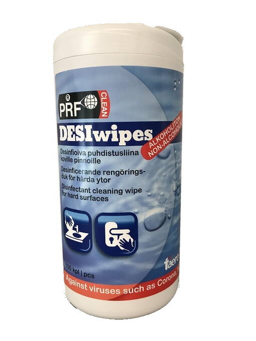 PRF DESIwipes desinfioiva puhdistusliina - alkoholiton - Myymälään, pakkaustarv ja pahvilaatikot - 38619 - 1