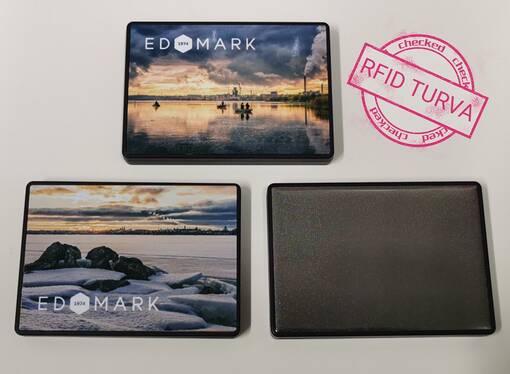 RFID suojakotelo / lompakko 6:lle kortille (alen 5kpl ) - Kortit, pidikkeet, kaulanauhat - 38479 - 1