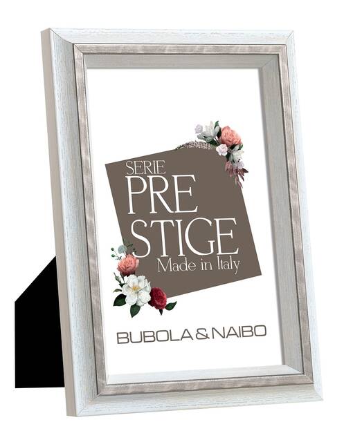 Riviera puukehys 13x18 vaalea t.hopea - Design kehykset - 39529 - 1