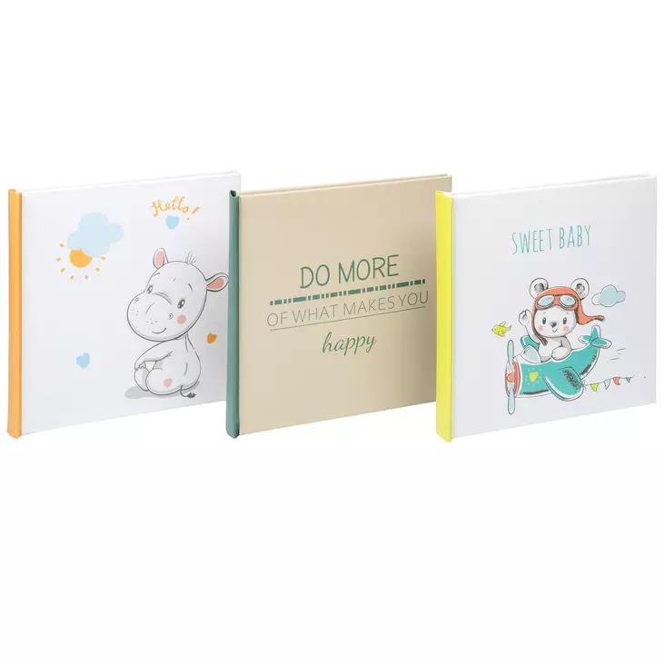 Design lapsialbumi 18x18 cm 30 sivua - lajitelmana - Vauva-albumit ja lapsialbumit - 42719 - 1