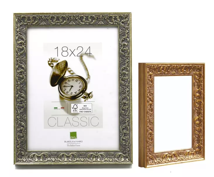 Amber 15x20 antiikki hopea puukehys - Koristeelliset kehykset - 36889 - 1