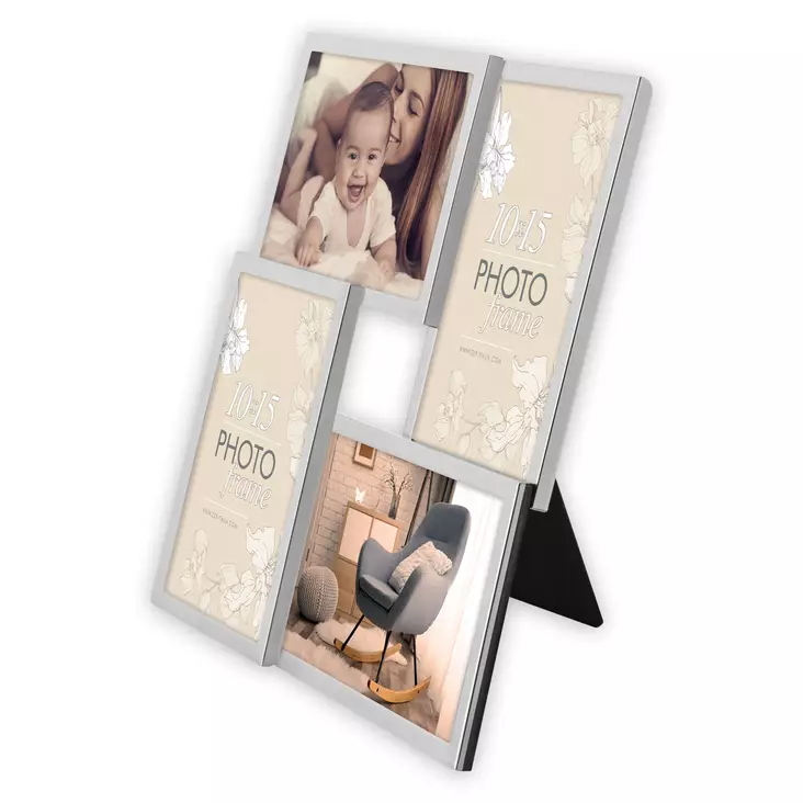 Elmar metalli 4-kuv.monikuvakehys (25x25) - Metalli- ja ruusukehykset, alumiinikehys - 41399 - 1