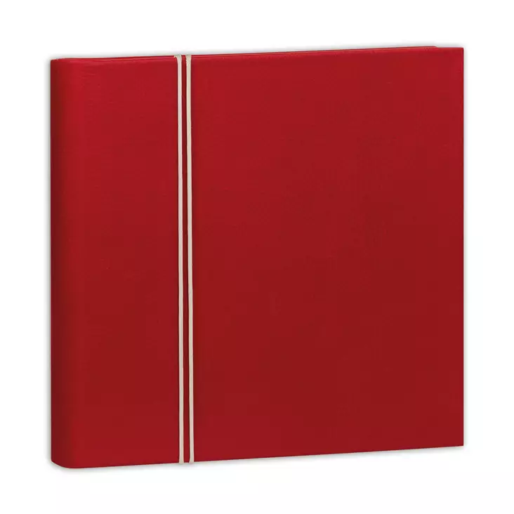 Luigi RED punainen juhla-albumi 25x25 cm, 60s - Klassiset valokuva-albumit - 41469 - 1