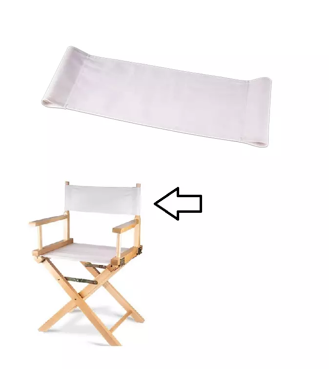 Ohjaajan tuolin selkänojakangas - n. 50cm leveä - Sisustustuotteet sublimaatiopainatukseen - 40539 - 1