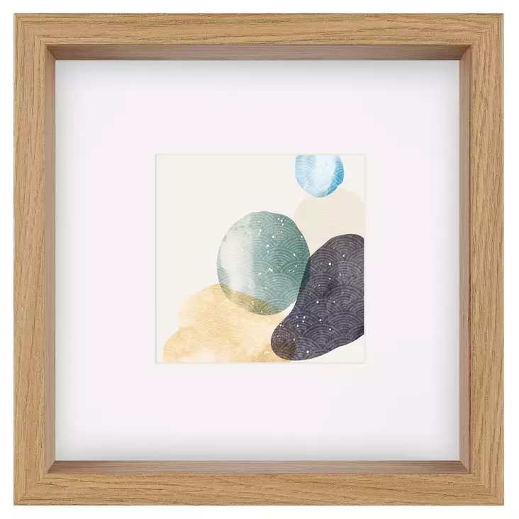 SHAPE 3D tilakehys 40x40cm - tammi - Tilakehykset - 42479 - 1