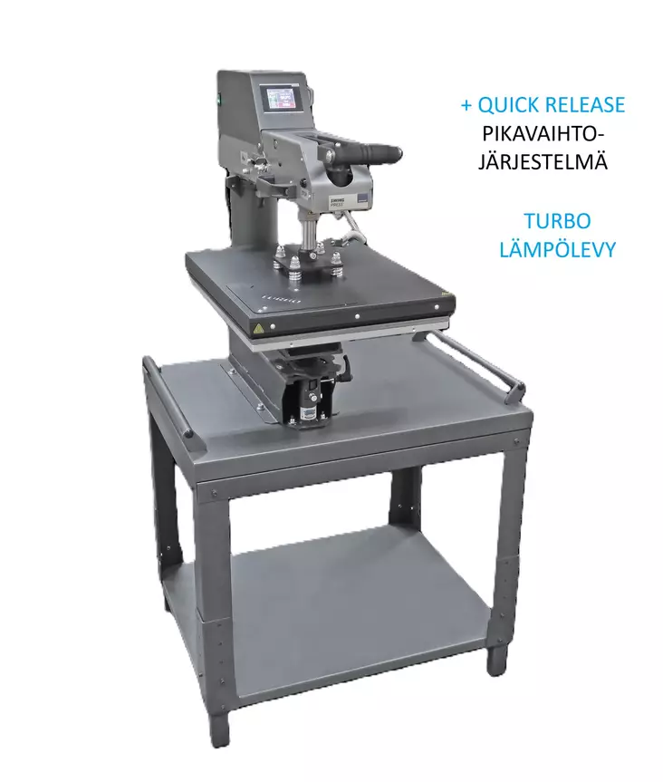 Swing 40x50 tasoprässi pöydällä ja puristuksenosoittimella - Tasoprässit, lippisprässit - 42499 - 1